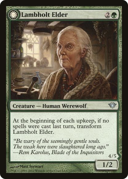 Lambholt Elder (122) Foil - Dark Ascension