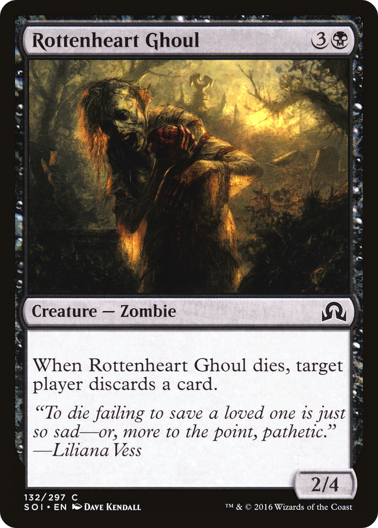 Rottenheart Ghoul (132) Foil - Shadows over Innistrad