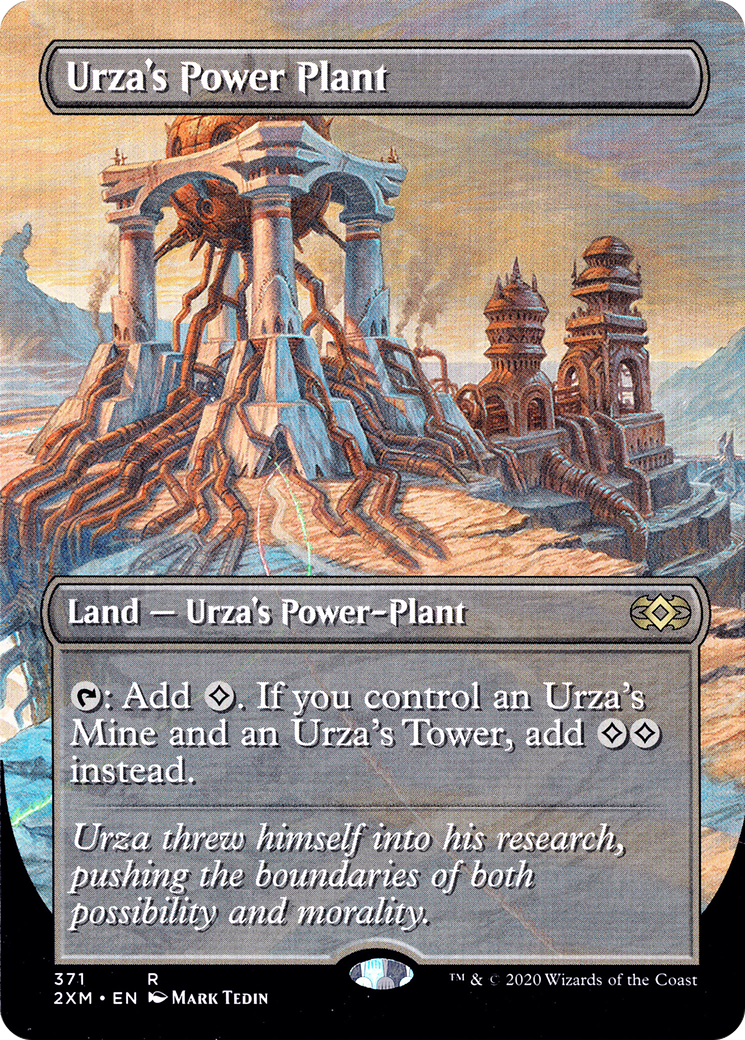Urza's Power Plant (Borderless) (371) Foil - Double Masters