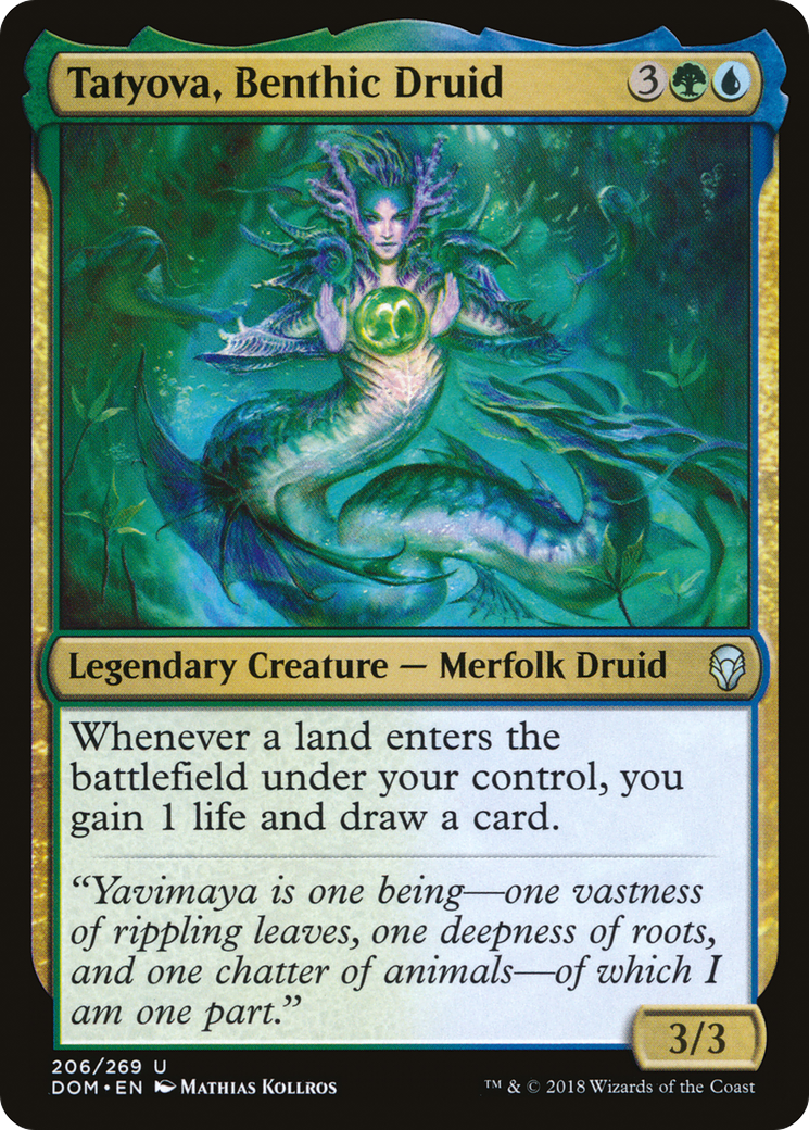 Tatyova, Benthic Druid [Dominaria] Foil