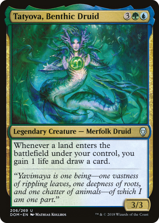 Tatyova, Benthic Druid [Dominaria] Foil