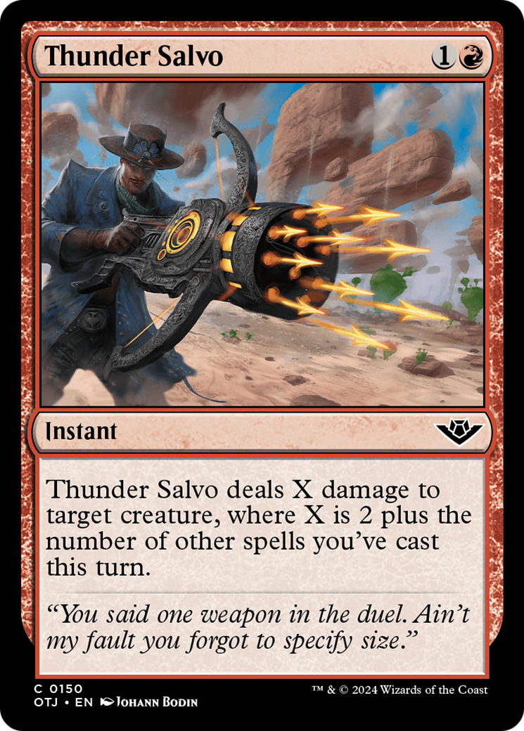 Thunder Salvo [Outlaws of Thunder Junction] | Silver Goblin
