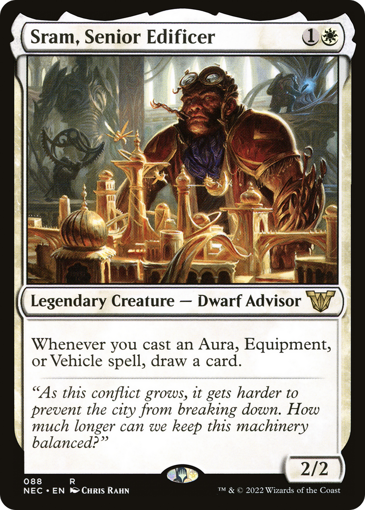 Sram, Senior Edificer (088) - Neon Dynasty Commander