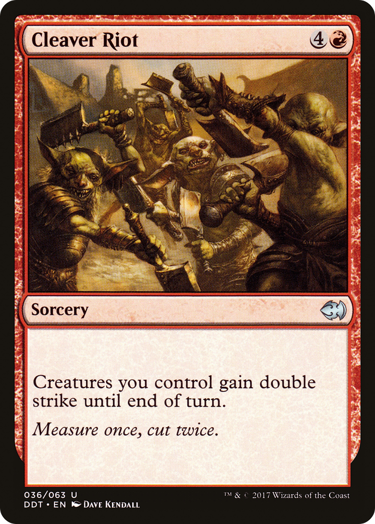 Cleaver Riot (036) - Duel Decks: Merfolk vs. Goblins