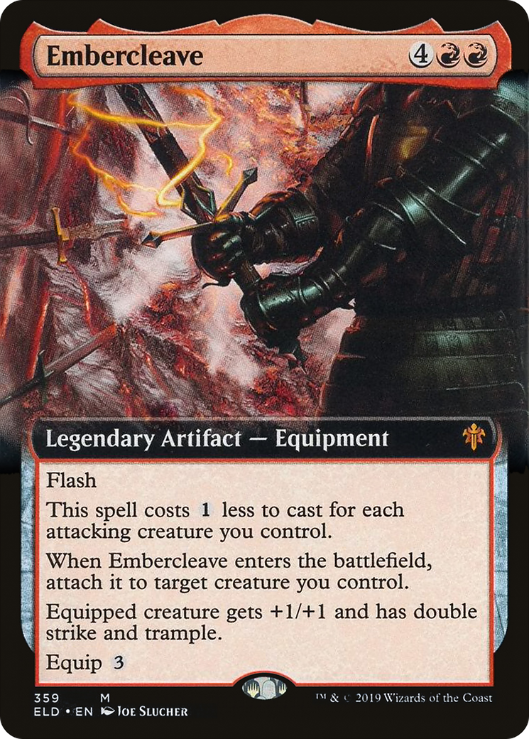 Embercleave (Extended Art) (359) - Throne of Eldraine