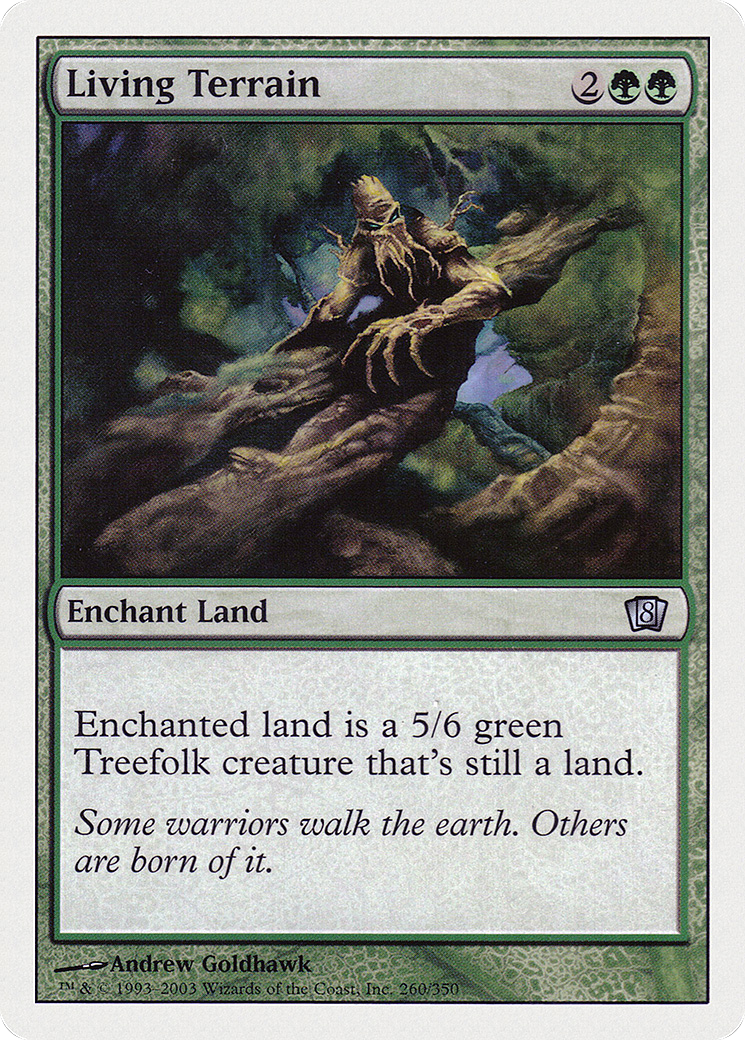 Living Terrain (260) Foil - Eighth Edition