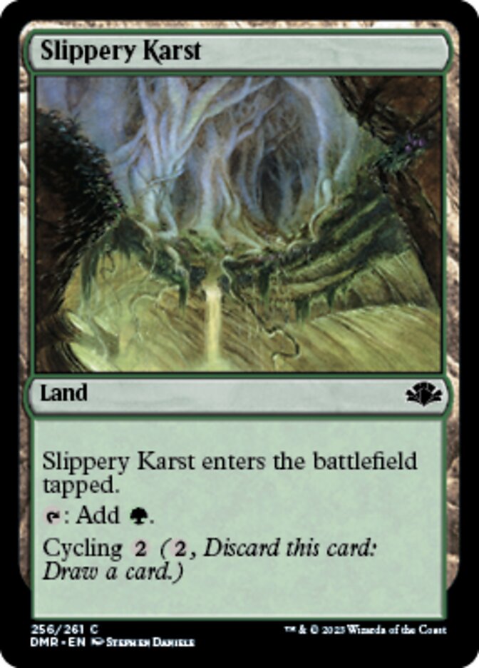 Slippery Karst [Dominaria Remastered] | Silver Goblin