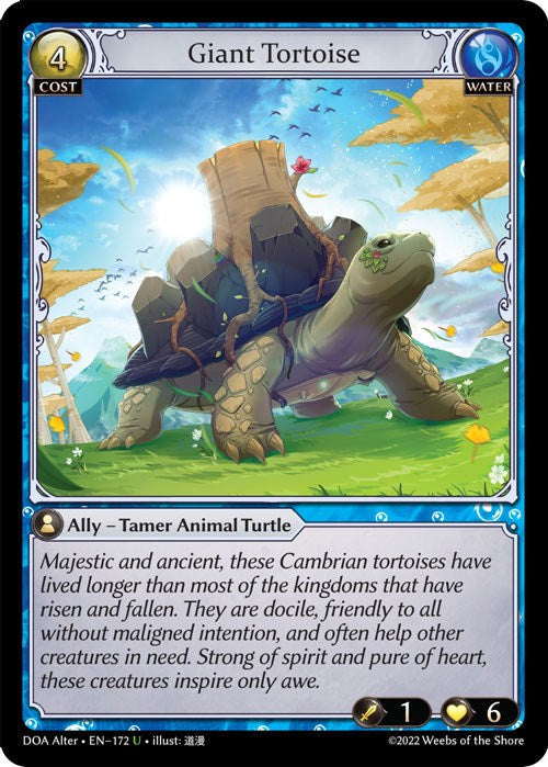 Giant Tortoise (172) [Dawn of Ashes: Alter Edition] Foil