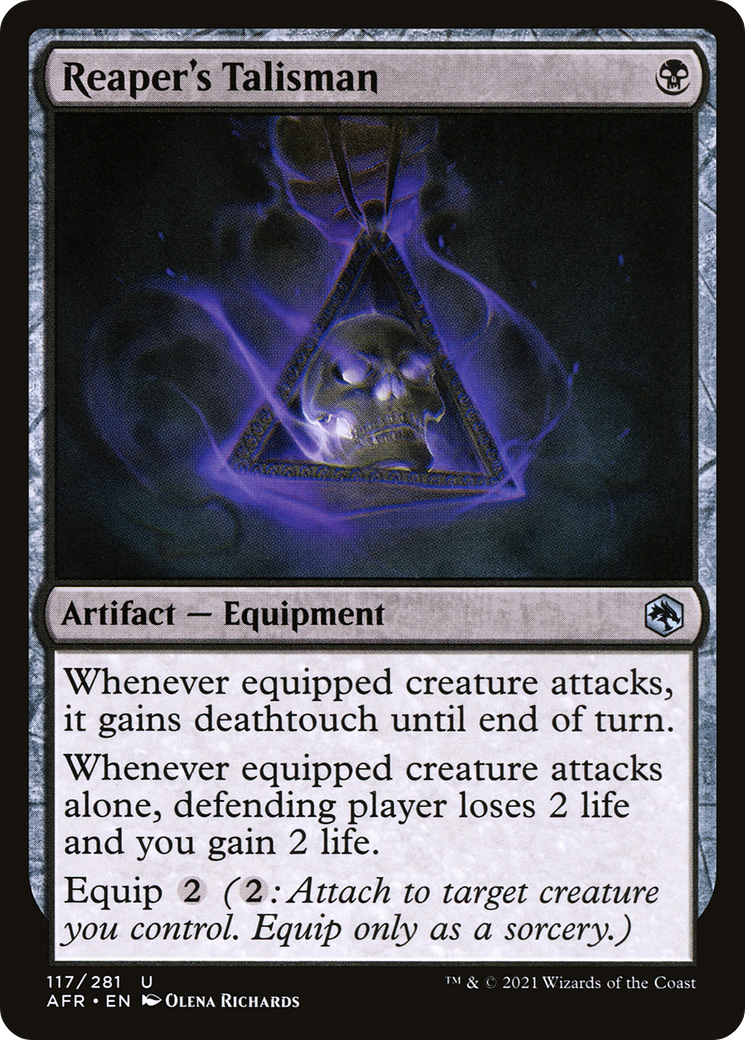 Reaper's Talisman (117) Foil - Adventures in the Forgotten Realms