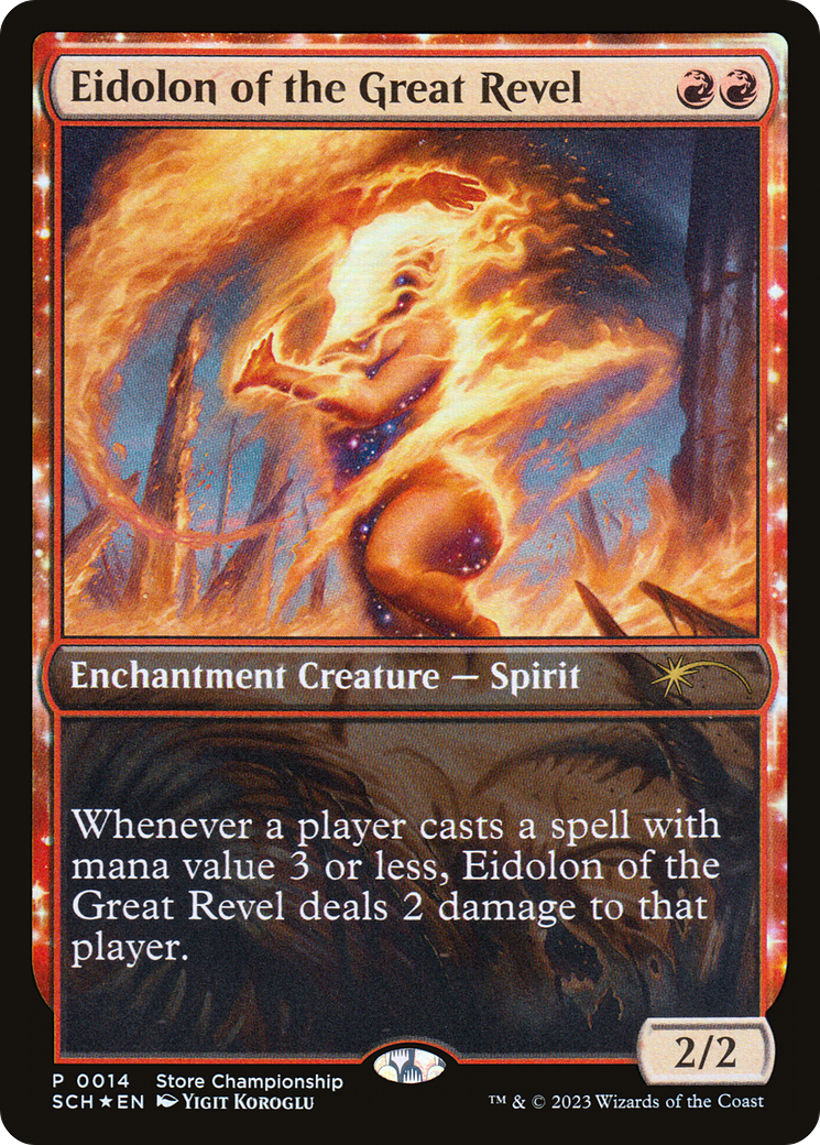 Eidolon of the Great Revel (014) Foil - Store Championships