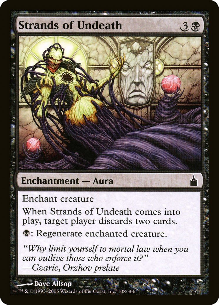 Strands of Undeath (108) Foil - Ravnica: City of Guilds