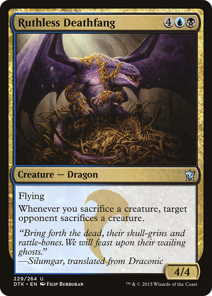 Ruthless Deathfang (229) - Dragons of Tarkir