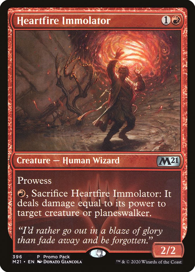 Heartfire Immolator (Promo Pack) [Core Set 2021 Promos] | Silver Goblin