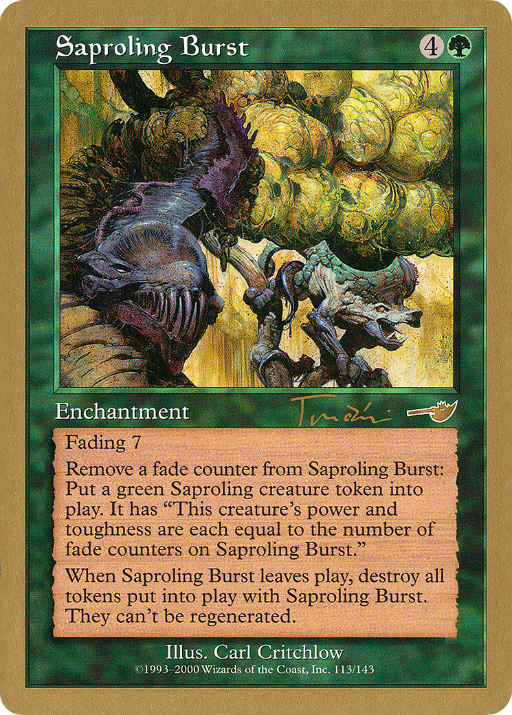 Saproling Burst - 2001 Jan Tomcani (NMS) (Retro) - World Championship Decks 2001