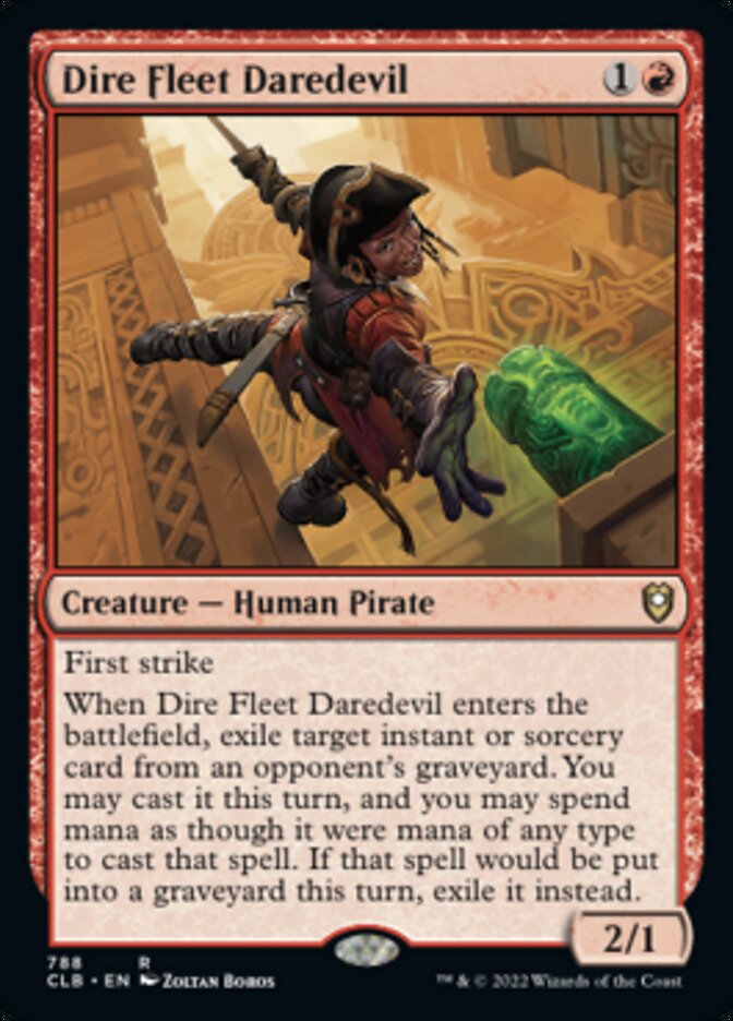 Dire Fleet Daredevil [Commander Legends: Battle for Baldur's Gate] | Silver Goblin