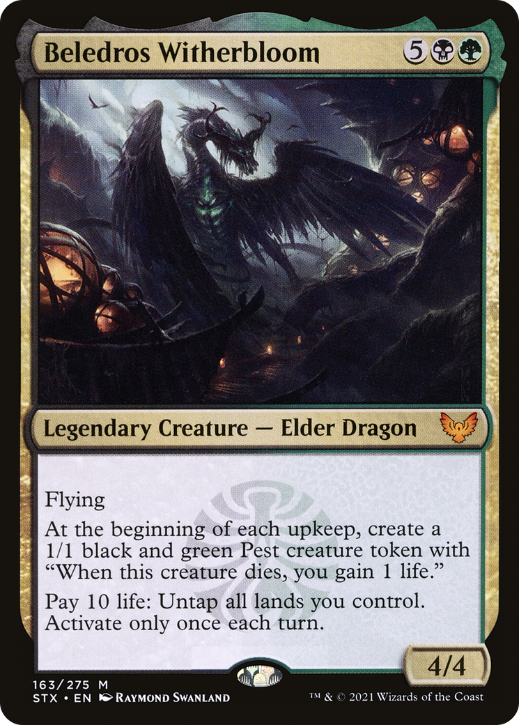 Beledros Witherbloom (163) Foil - Strixhaven: School of Mages