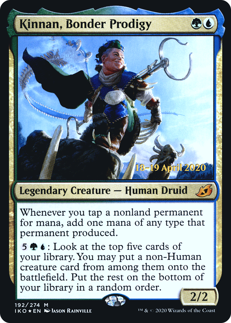 Kinnan, Bonder Prodigy (192s) Foil - Ikoria: Lair of Behemoths Promos