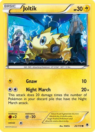 Joltik (26/119) [XY: Phantom Forces] Reverse Holofoil