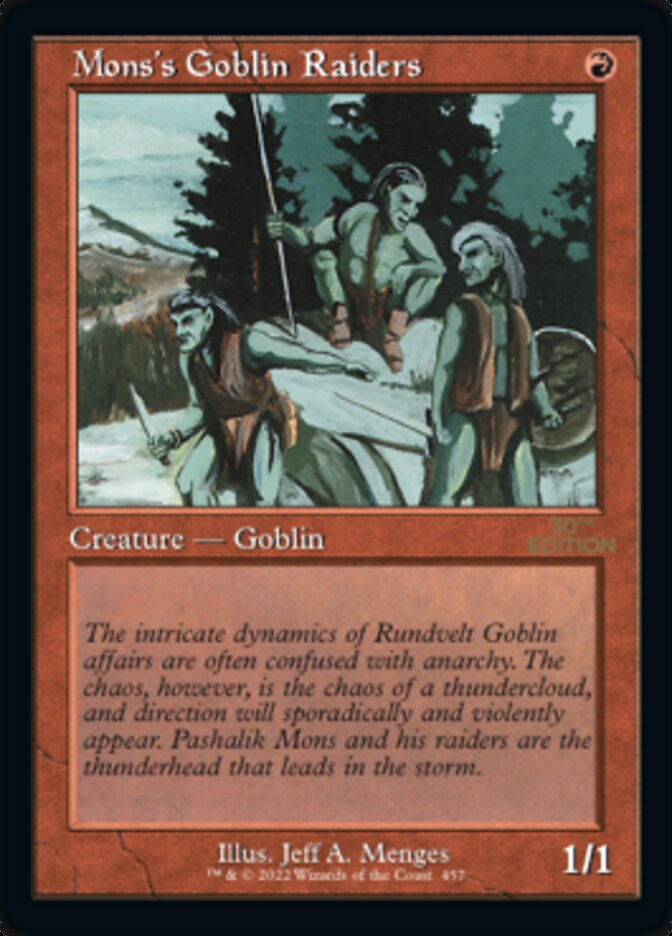 Mons's Goblin Raiders (Retro) (457) - 30th Anniversary Edition
