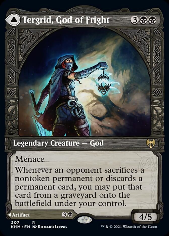 Tergrid, God of Fright // Tergrid's Lantern (Showcase) (307) Foil - Kaldheim