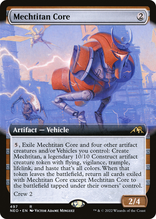 Mechtitan Core (Extended Art) (497) - Kamigawa: Neon Dynasty