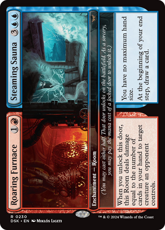 Roaring Furnace // Steaming Sauna [Duskmourn: House of Horror] Foil