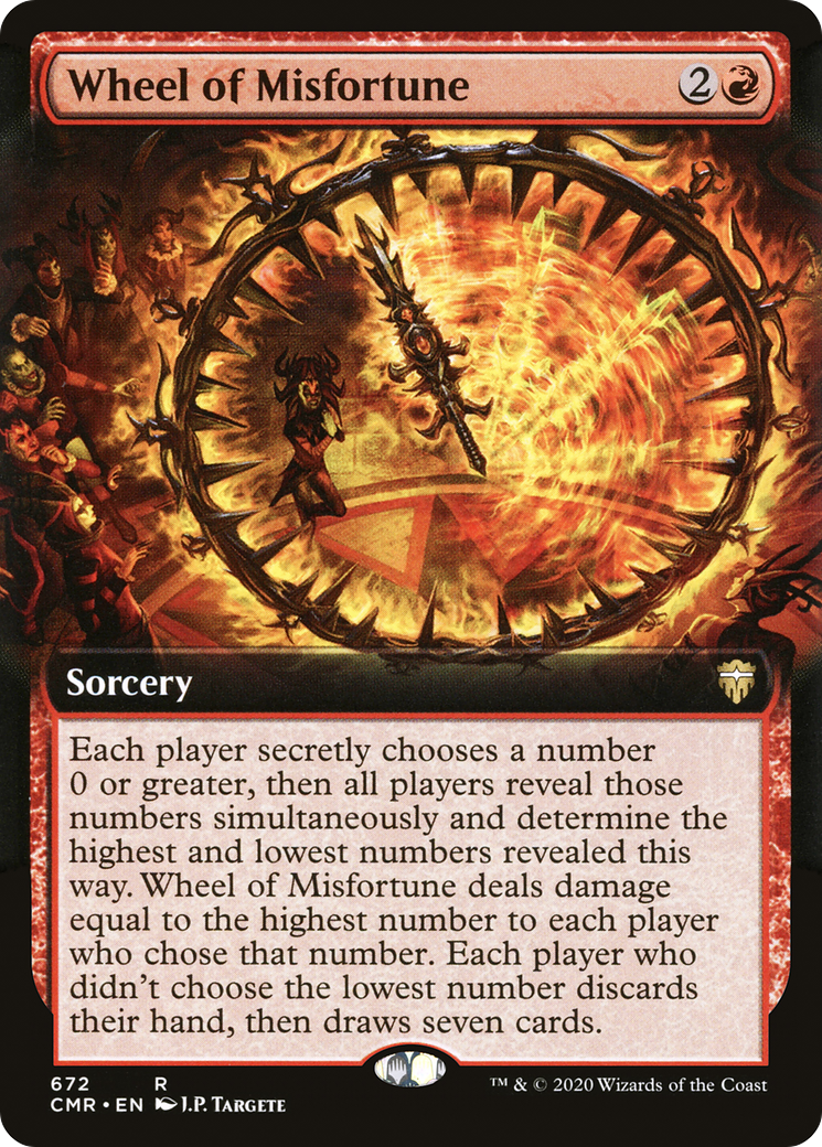 Wheel of Misfortune (Extended Art) (672) - Commander Legends