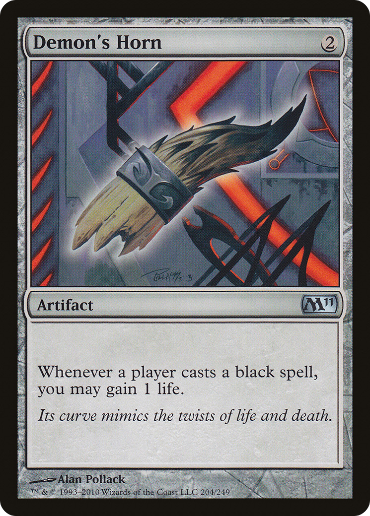 Demon's Horn (204) Foil - Magic 2011