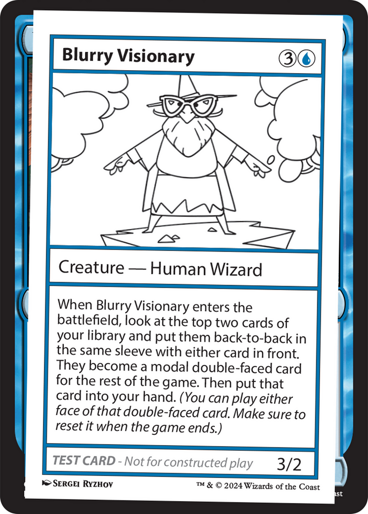 Blurry Visionary [Mystery Booster 2 Playtest Cards] | Silver Goblin