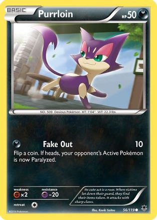 Purrloin (56/119) [XY: Phantom Forces] Reverse Holofoil