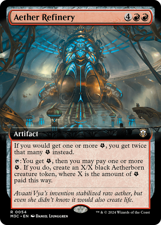 Aether Refinery (Extended Art) [Modern Horizons 3 Commander] Foil