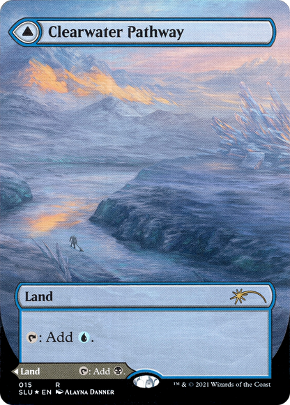 Clearwater Pathway (Borderless) (015) Foil - Secret Lair: Ultimate Edition