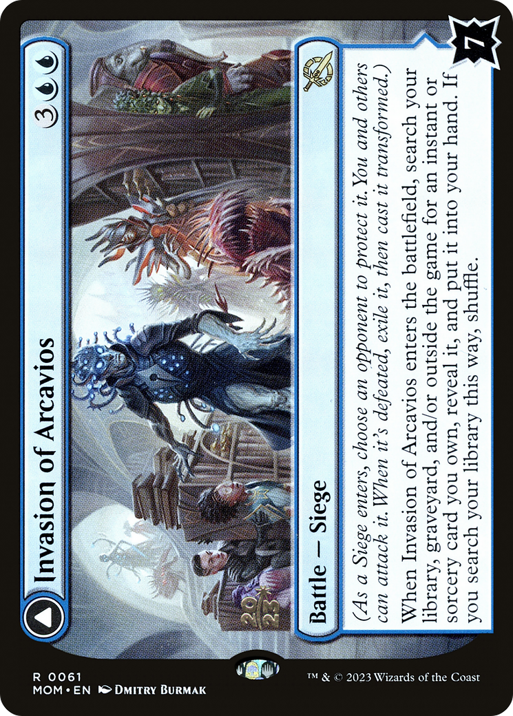 Invasion of Arcavios // Invocation of the Founders [March of the Machine Prerelease Promos] | Silver Goblin