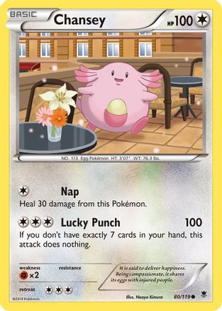 Chansey (80/119) [XY: Phantom Forces] Reverse Holofoil