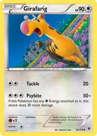 Girafarig (82/119) [XY: Phantom Forces] Reverse Holofoil