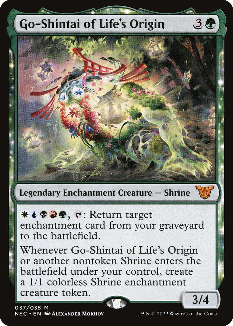 Go-Shintai of Life's Origin (037) Foil - Neon Dynasty Commander