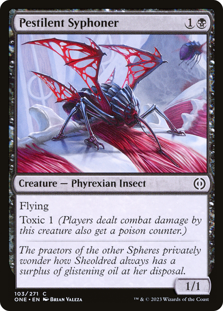 Pestilent Syphoner [Phyrexia: All Will Be One] | Silver Goblin