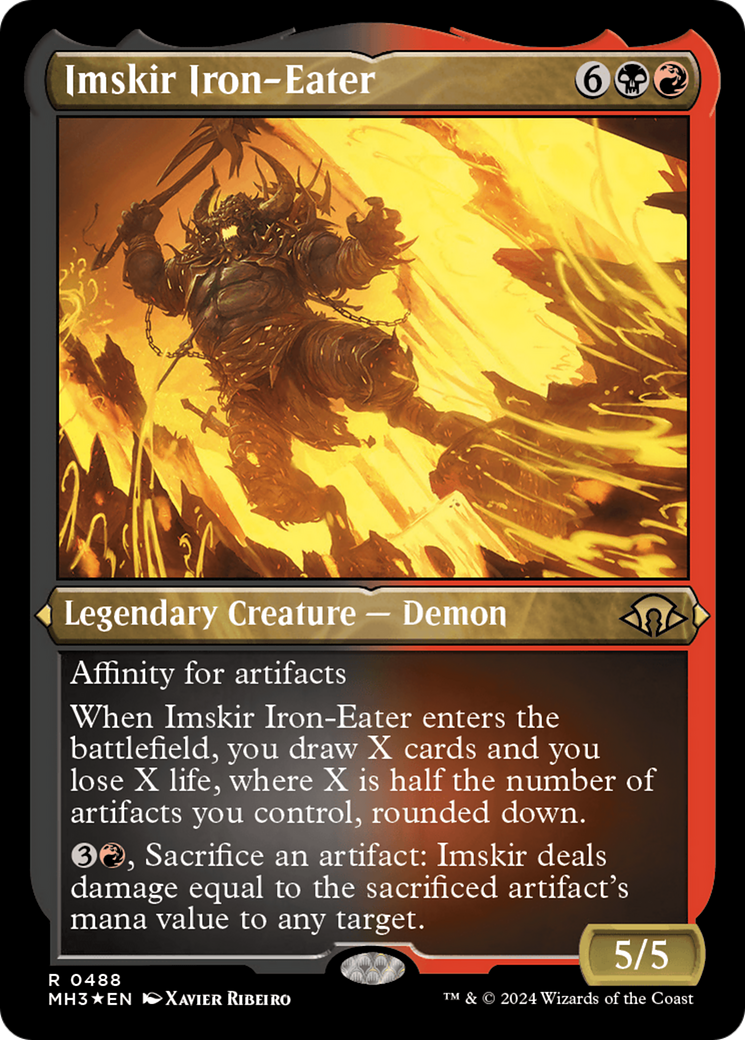 Imskir Iron-Eater (Foil Etched) [Modern Horizons 3] | Silver Goblin