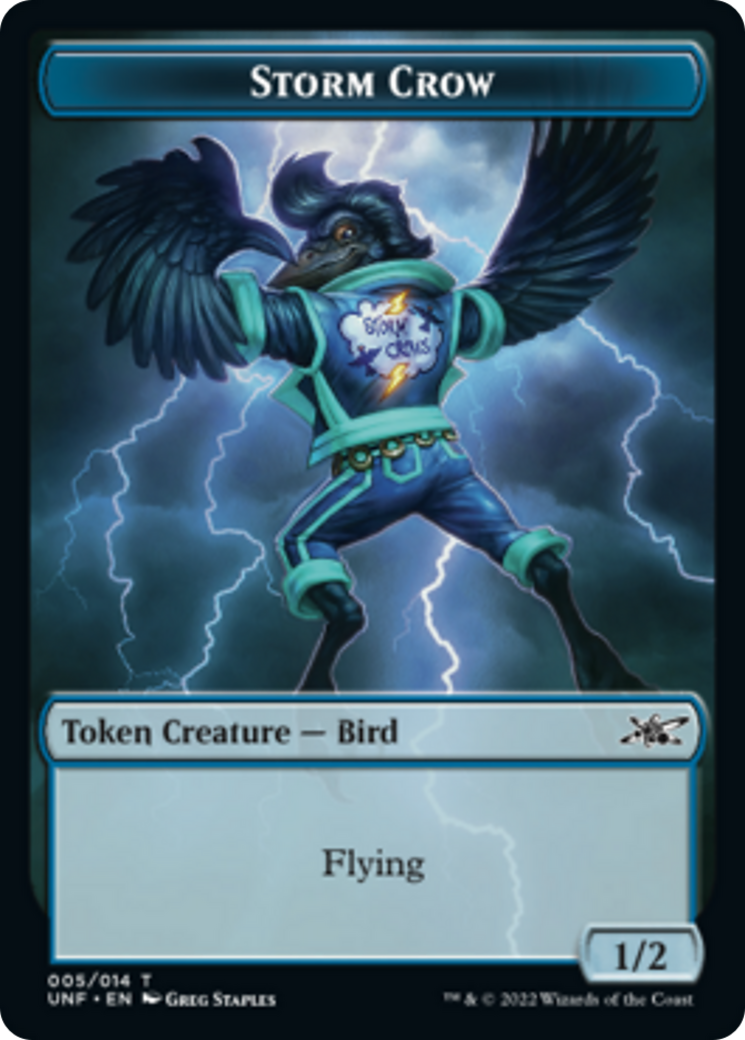 Clown Robot (003) // Storm Crow Double-Sided Token [Unfinity Tokens] | Silver Goblin