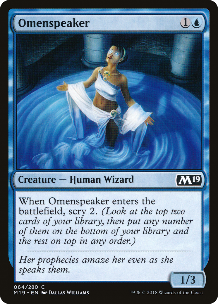 Omenspeaker (064) Foil - Core Set 2019