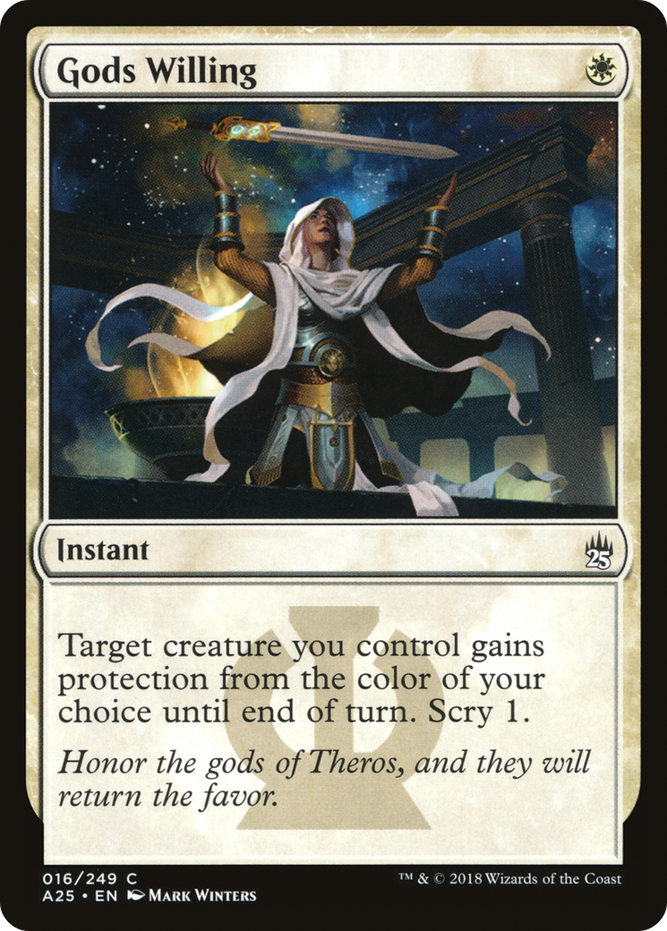 Gods Willing (016) Foil - Masters 25