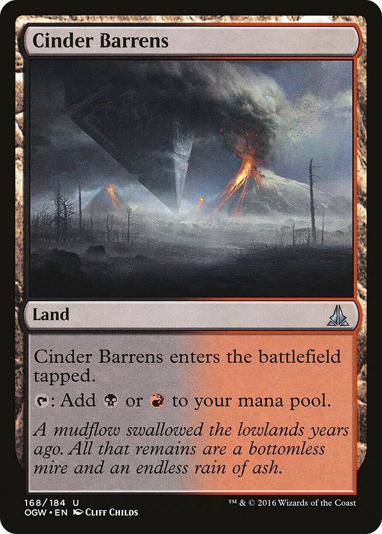 Cinder Barrens (168) - Oath of the Gatewatch