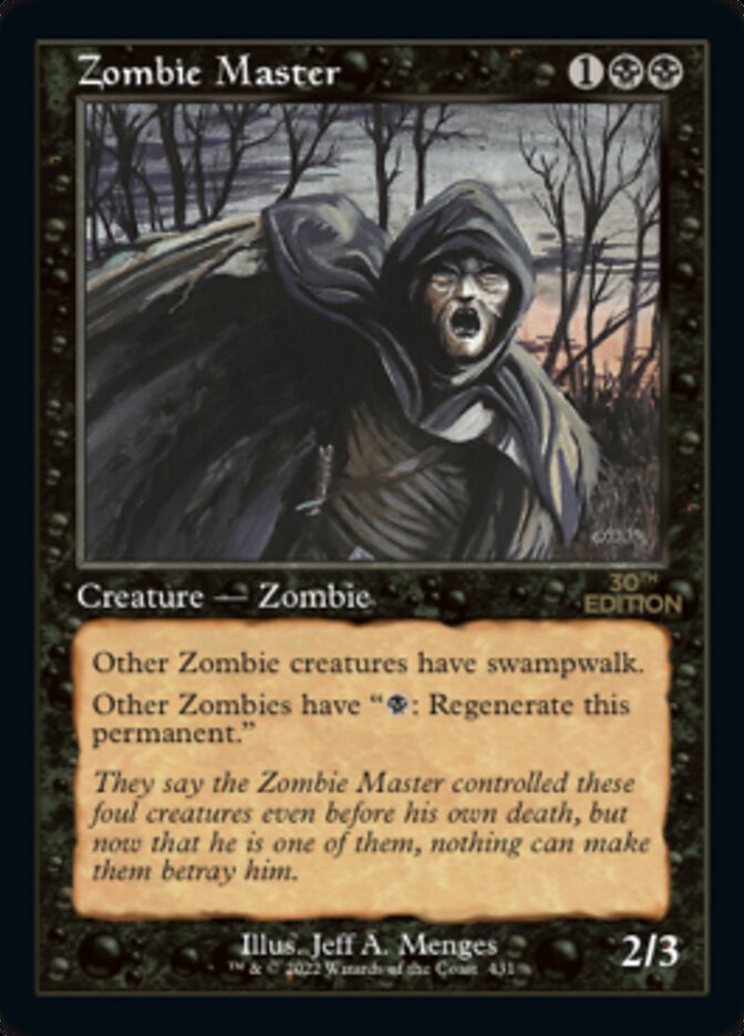 Zombie Master (Retro) (431) - 30th Anniversary Edition