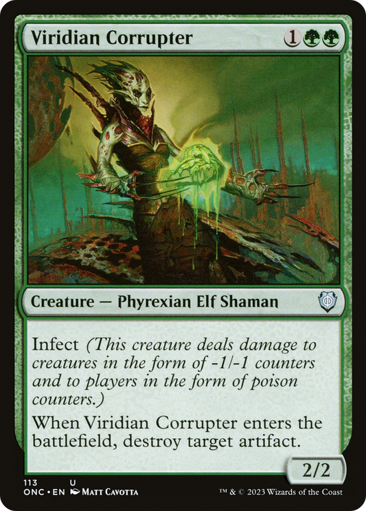Viridian Corrupter (113) - Phyrexia: All Will Be One Commander