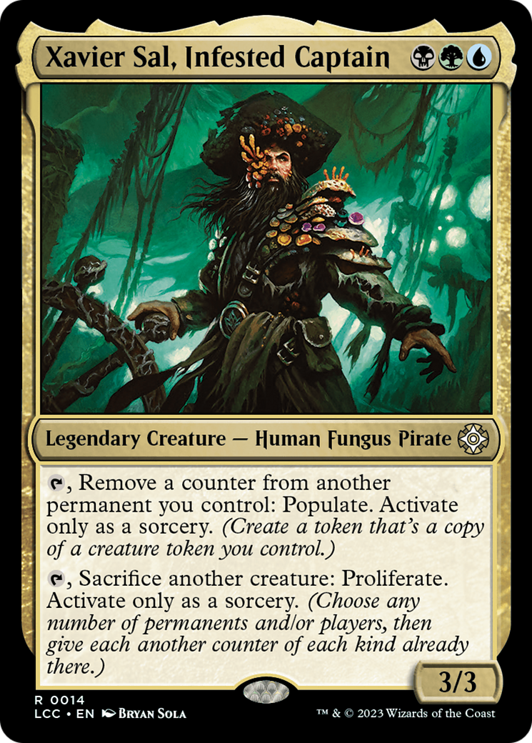 Xavier Sal, Infested Captain (014) - The Lost Caverns of Ixalan Commander