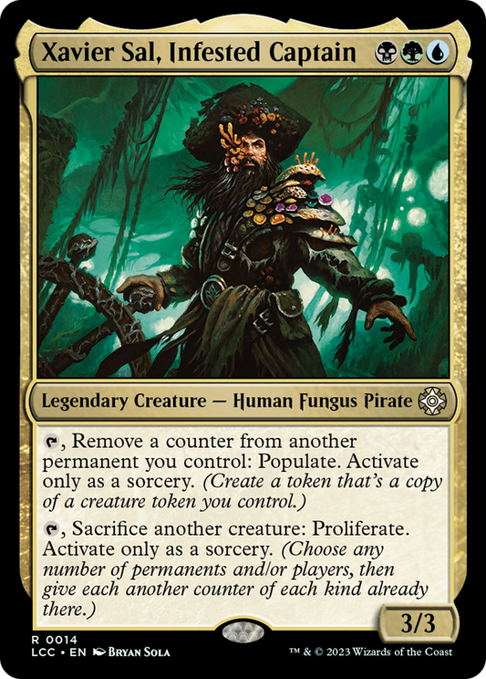 Xavier Sal, Infested Captain (014) - The Lost Caverns of Ixalan Commander