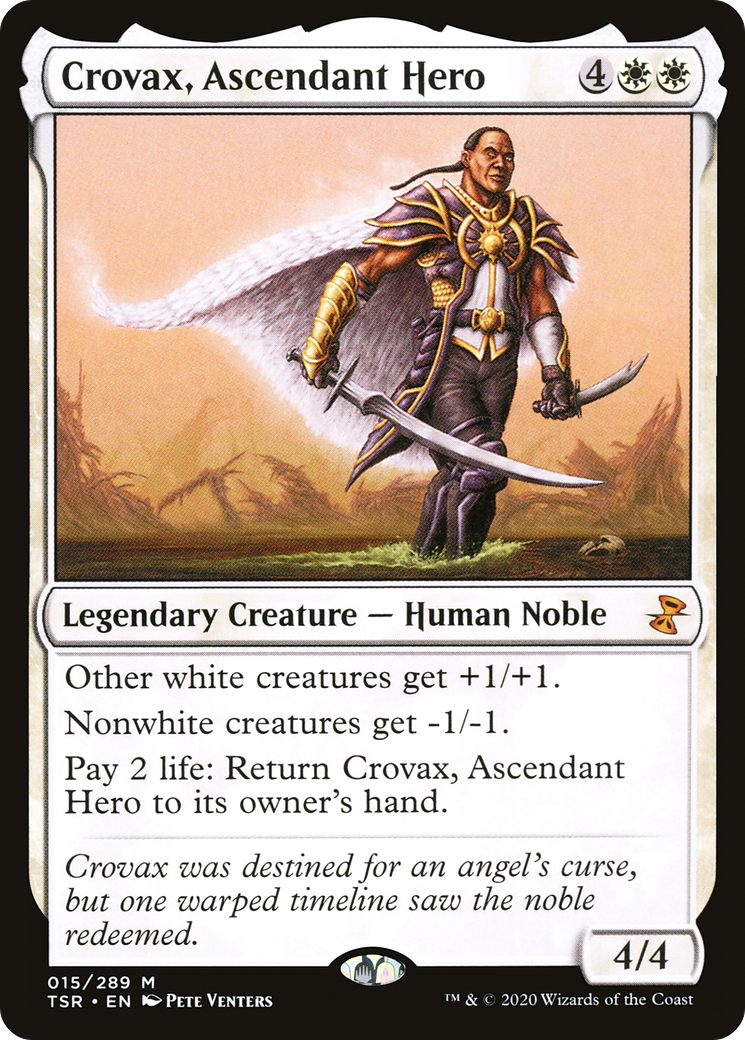 Crovax, Ascendant Hero (015) Foil - Time Spiral Remastered