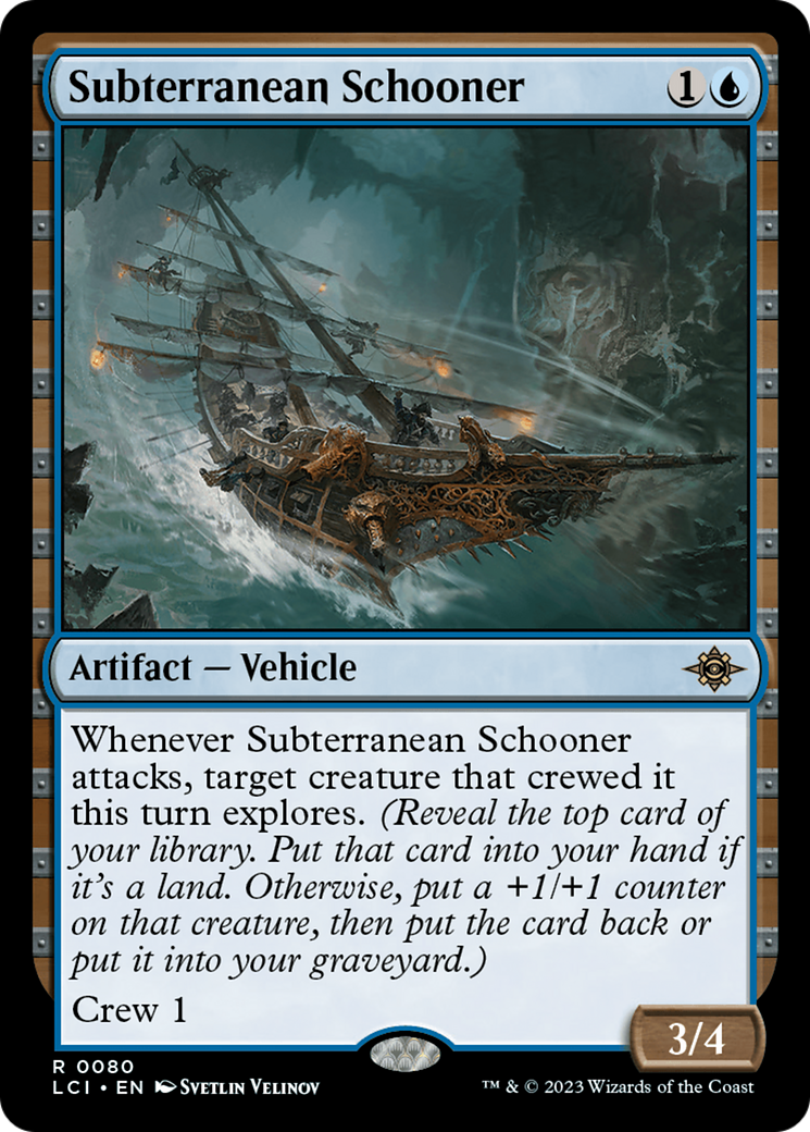 Subterranean Schooner (080) Foil - The Lost Caverns of Ixalan