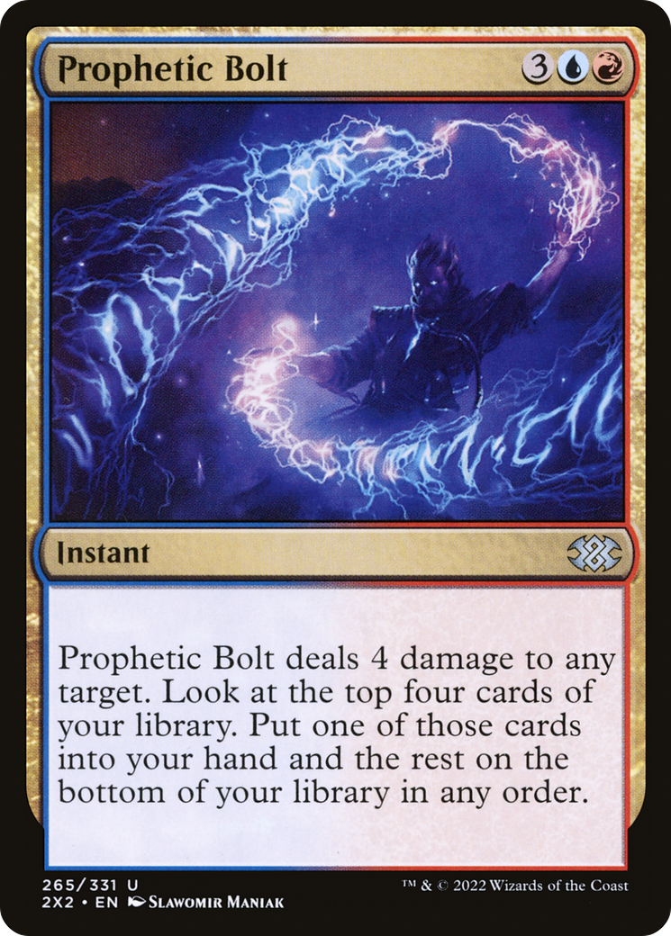 Prophetic Bolt (265) Foil - Double Masters 2022