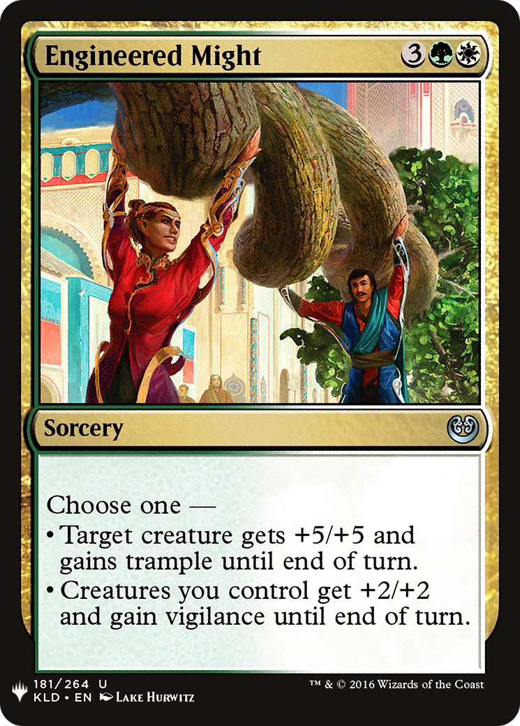 Engineered Might (KLD-181) - The List